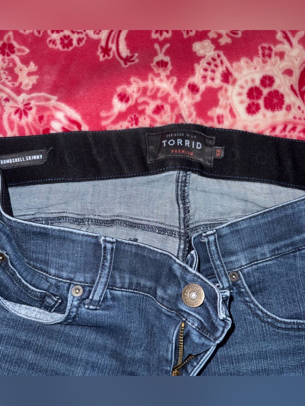 torrid Dark Blue Skinny Jeans